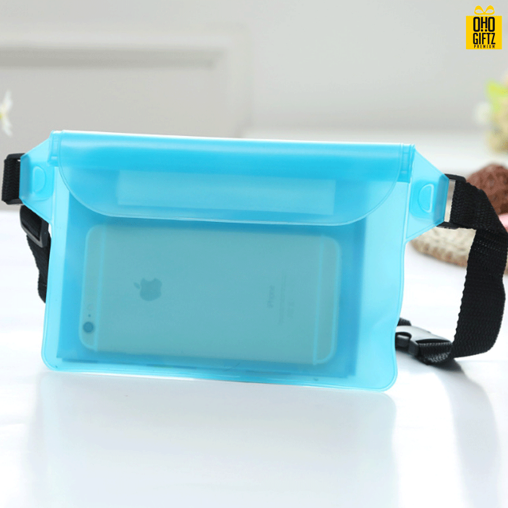  กระเป๋ากันน้ำ สกรีนชื่อ สกรีนโลโก้ ทำเป็นของพรีเมี่ยมได้