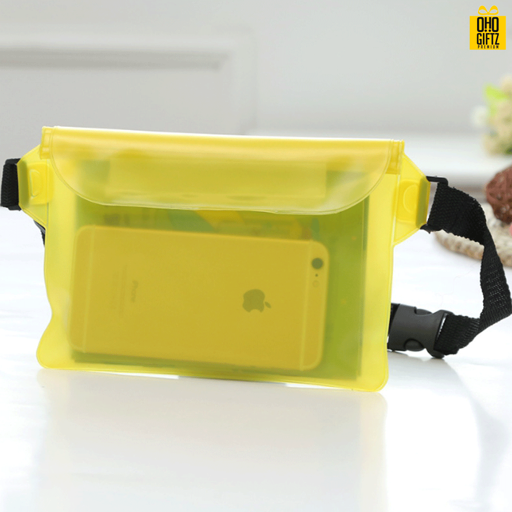  กระเป๋ากันน้ำ สกรีนชื่อ สกรีนโลโก้ ทำเป็นของพรีเมี่ยมได้