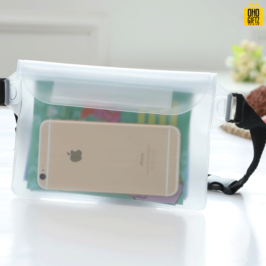  กระเป๋ากันน้ำ สกรีนชื่อ สกรีนโลโก้ ทำเป็นของพรีเมี่ยมได้