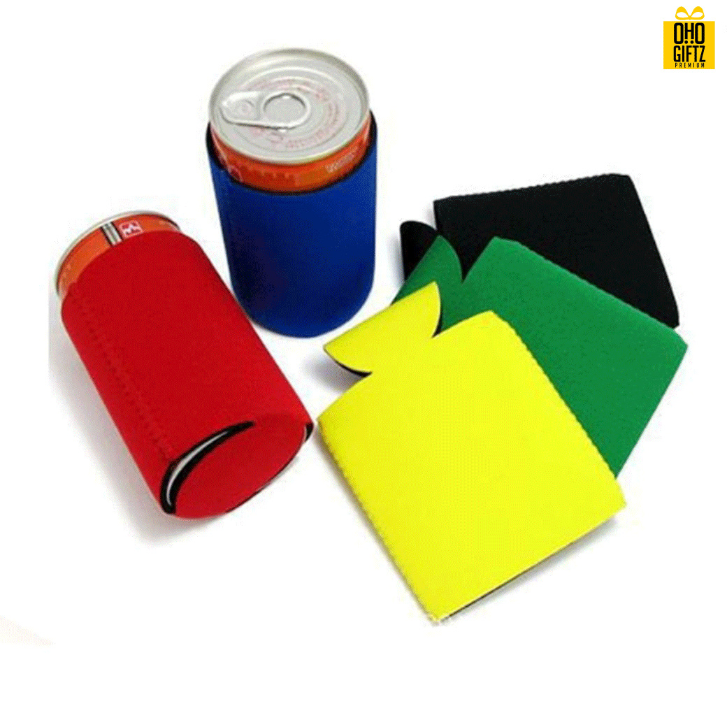 ถุงผ้าใส่เครื่องดื่มกระป๋อง สกรีนชื่อ สกรีนโลโก้ ทำเป็นของพรีเมี่ยมได้