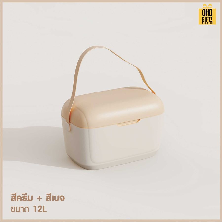 กระติกน้ำแข็งสี พาสเทล สกรีนโลโก้  ทำเป็นของพรีเมี่ยมได้