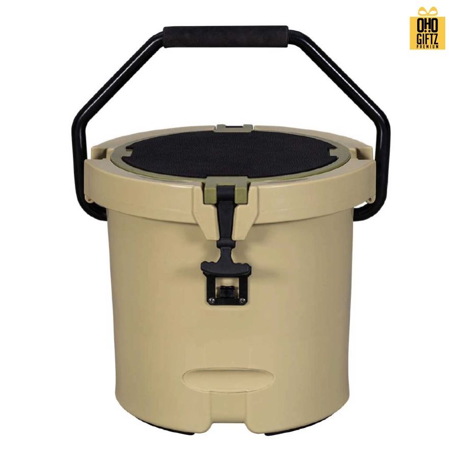 ถังน้ำแข็งพลาสติก มีล้อลาก สกรีนโลโก้  ทำเป็นของพรีเมี่ยมได้