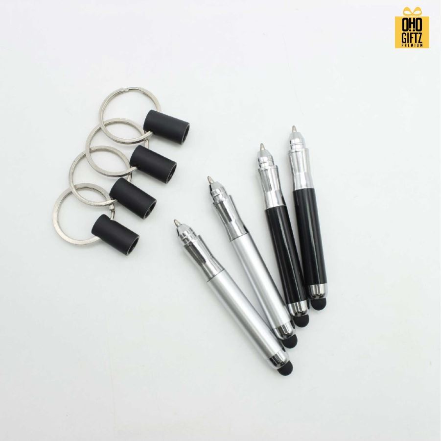 พวงกุญแจปากกาทัชสกรีน สกรีนโลโก้ ทำเป็นของพรีเมี่ยม ของชำร่วยได้