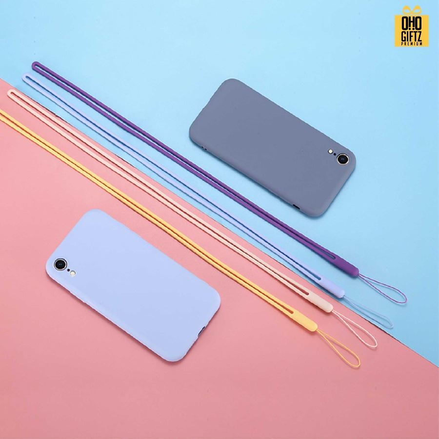 เชือกซิลิโคนคล้องมือถือได้ สกรีนชื่อ สกรีนโลโก้ ทำเป็นของพรีเมี่ยมได้ 