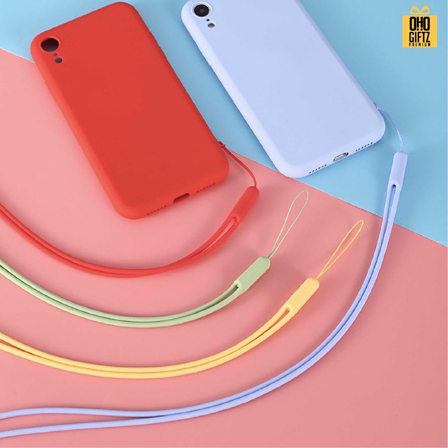 เชือกซิลิโคนคล้องมือถือได้ สกรีนชื่อ สกรีนโลโก้ ทำเป็นของพรีเมี่ยมได้ 