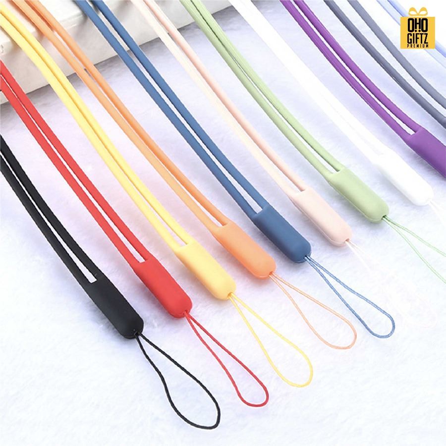 เชือกซิลิโคนคล้องมือถือได้ สกรีนชื่อ สกรีนโลโก้ ทำเป็นของพรีเมี่ยมได้ 