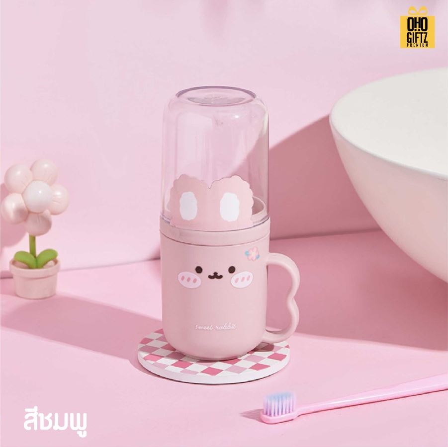 ถ้วยแปรงสีฟันเด็ก สกรีนชื่อ สกรีนโลโก้ ทำเป็นของพรีเมี่ยมได้ 