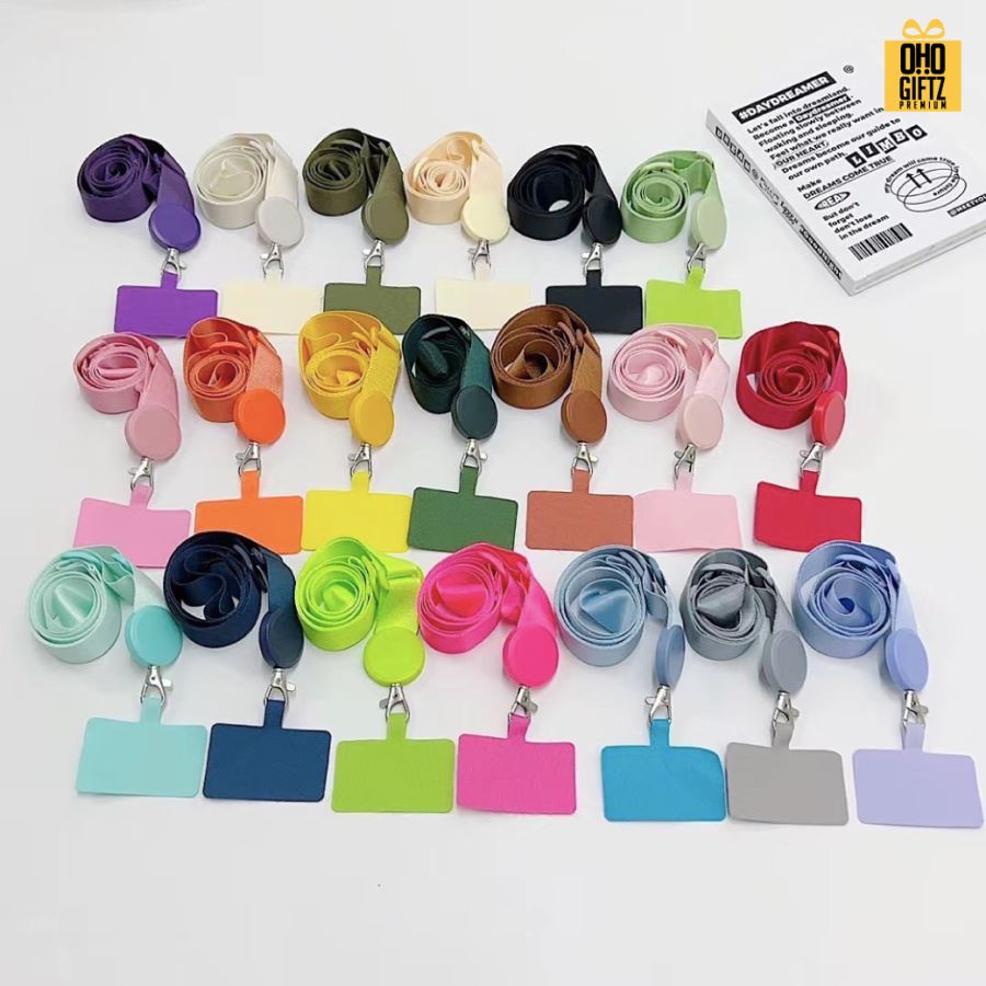 ตัวเสียบเคสมือถือ พร้อมสายห้อยคอ สกรีนโลโก้ ทำเป็นของพรีเมี่ยมได้