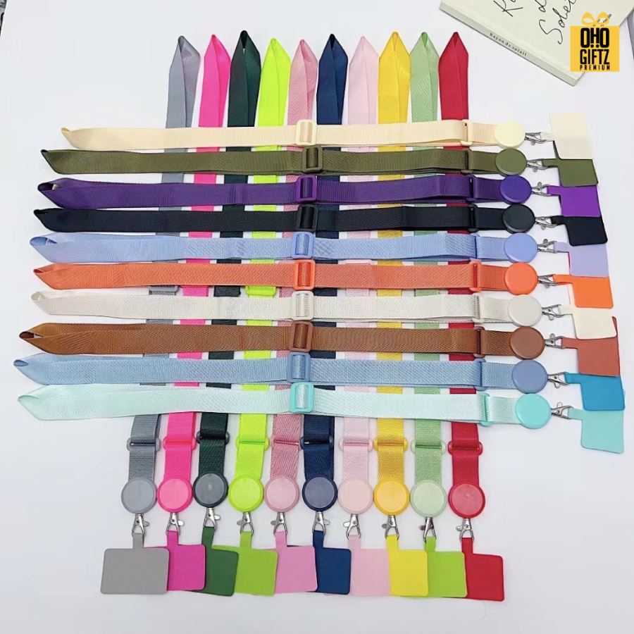 ตัวเสียบเคสมือถือ พร้อมสายห้อยคอ สกรีนโลโก้ ทำเป็นของพรีเมี่ยมได้