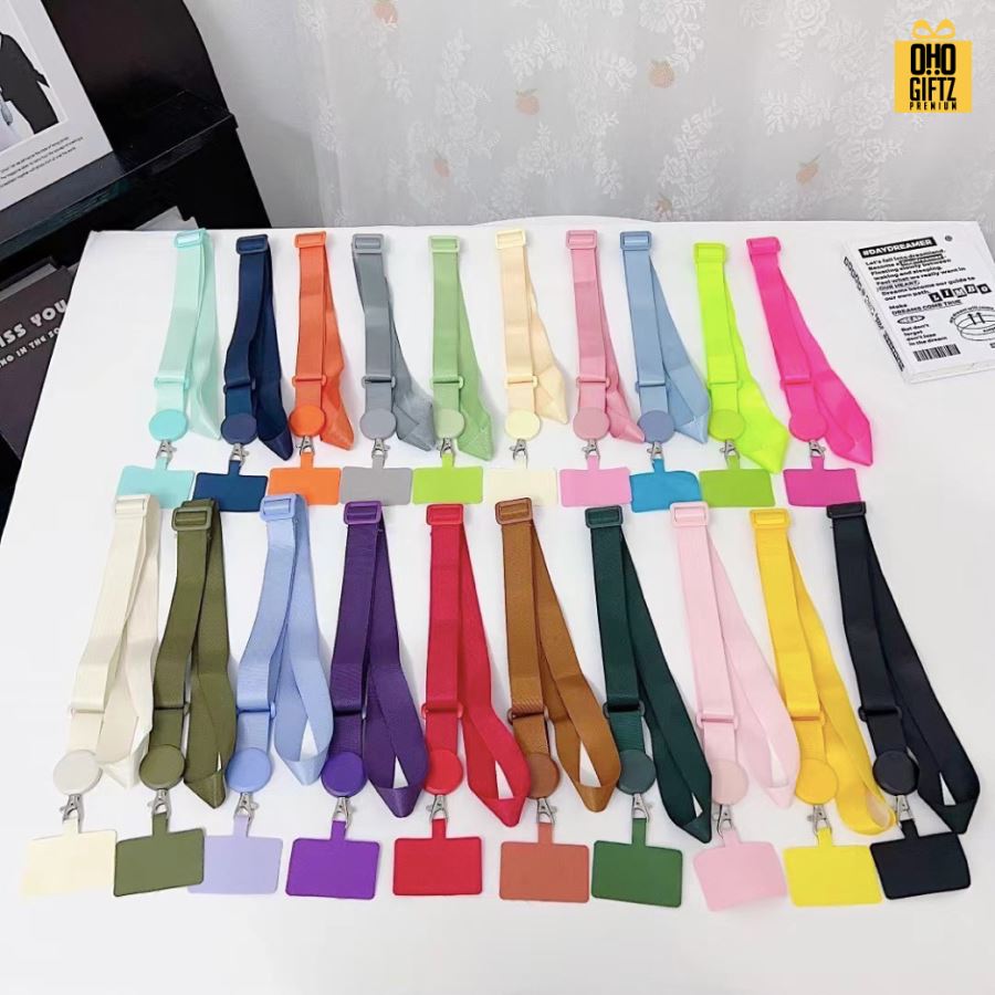 ตัวเสียบเคสมือถือ พร้อมสายห้อยคอ สกรีนโลโก้ ทำเป็นของพรีเมี่ยมได้