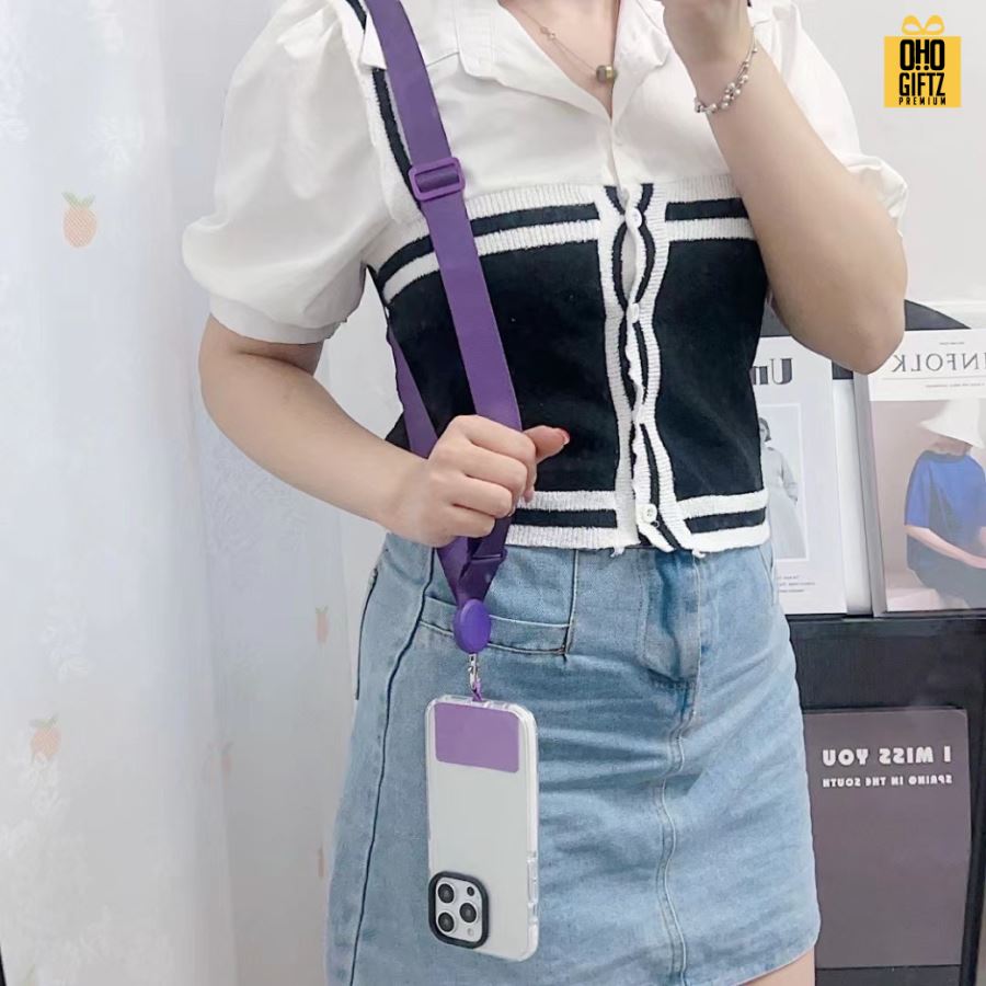 ตัวเสียบเคสมือถือ พร้อมสายห้อยคอ สกรีนโลโก้ ทำเป็นของพรีเมี่ยมได้