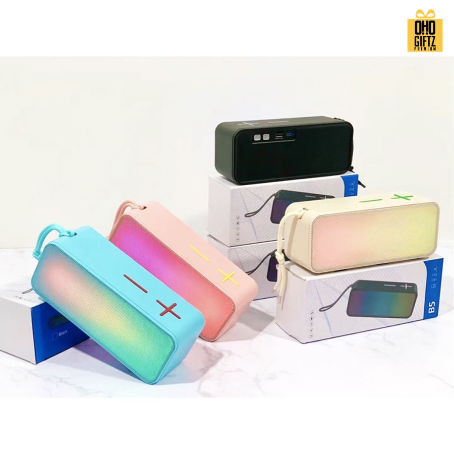 ลำโพงบลูทูธไร้สาย มีเชือกคล้องมือ สกรีนโลโก้ สกรีนชื่อร้านทำเป็นของพรีเมี่ยมได้ 
