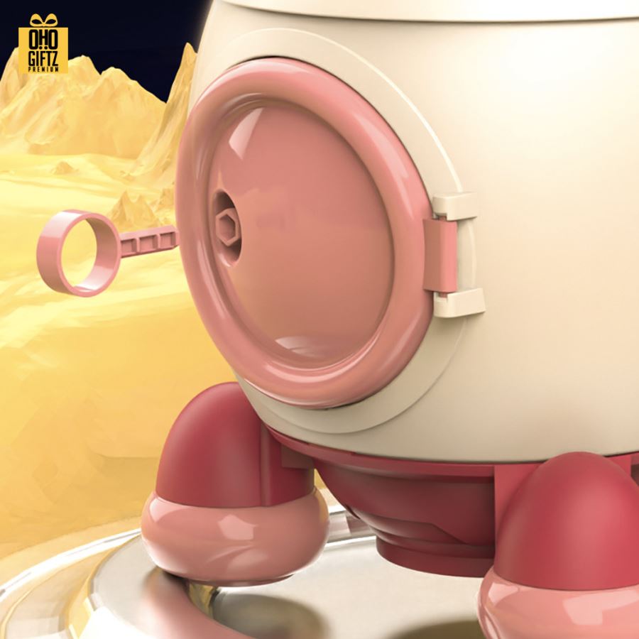 กระปุกออมสินยานอวกาศ  สกรีนโลโก้ ทำเป็นของพรีเมี่ยม ของชำร่วยได้