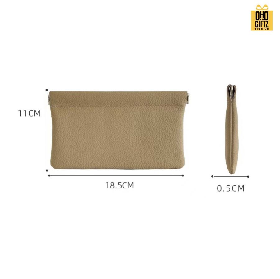 กระเป๋าคลัตช์หนัง PU สกรีนโลโก้ ทำเป็นของพรีเมี่ยมได้