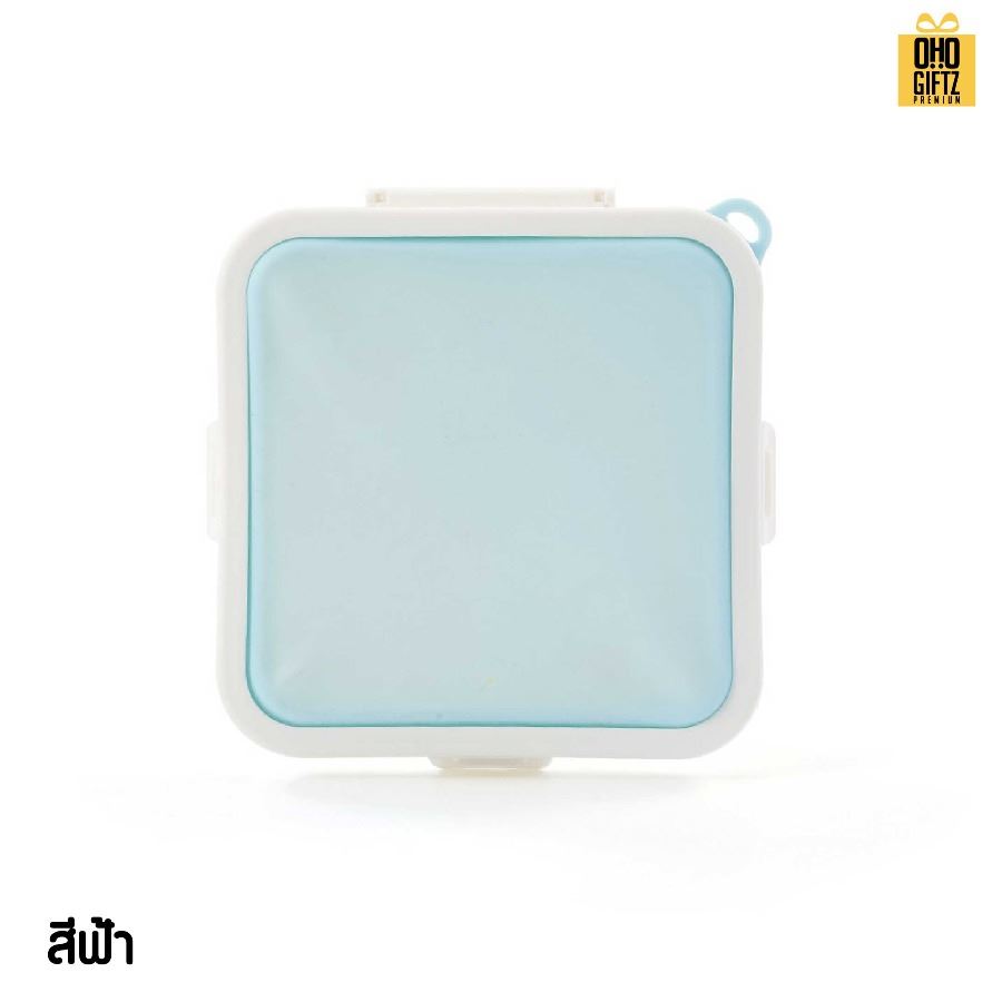 กล่องเก็บขนมปังแซนวิช สกรีนโลโก้ ทำเป็นของพรีเมี่ยมได้