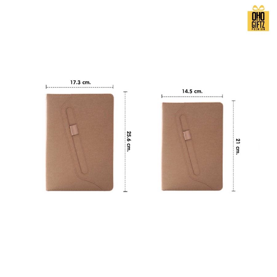 สมุดโน๊ตพร้อมปากกา สกรีนโลโก้ ทำเป็นของพรีเมี่ยม ของชำร่วย