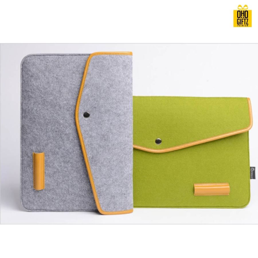 กระเป๋าผ้า Felt ใส่ MacBook Air สกรีนชื่อ,โลโก้ได้