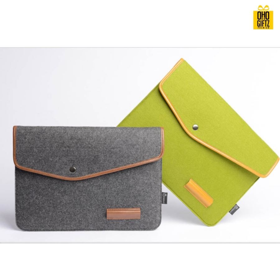กระเป๋าผ้า Felt ใส่ MacBook Air สกรีนชื่อ,โลโก้ได้