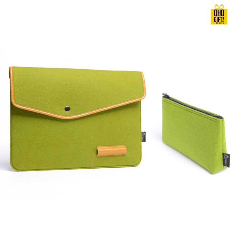 กระเป๋าผ้า Felt ใส่ MacBook Air สกรีนชื่อ,โลโก้ได้