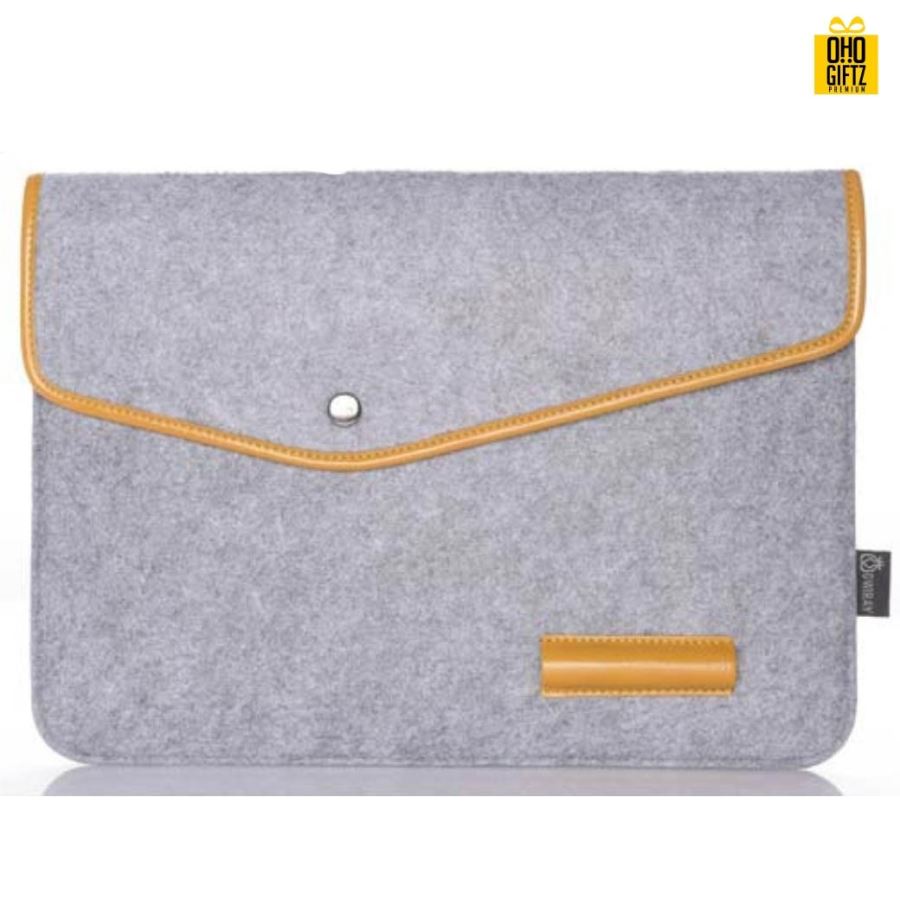 กระเป๋าผ้า Felt ใส่ MacBook Air สกรีนชื่อ,โลโก้ได้
