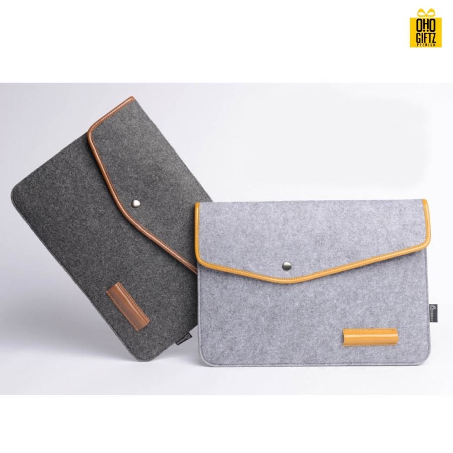 กระเป๋าผ้า Felt ใส่ MacBook Air สกรีนชื่อ,โลโก้ได้