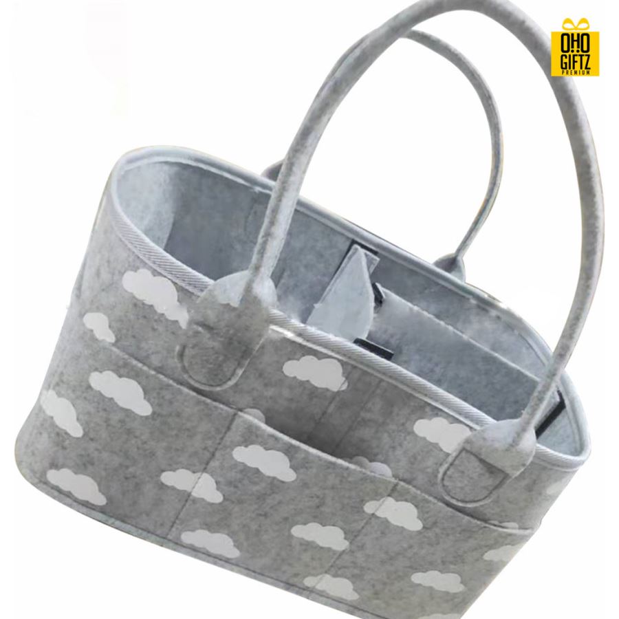 กระเป๋าเก็บผ้าอ้อม สกรีนชื่อ สกรีนโลโก้ทำเป็นของพรีเมี่ยมได้ 