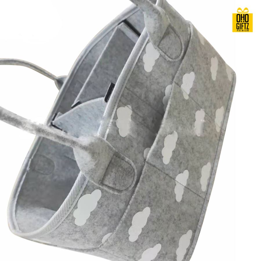 กระเป๋าเก็บผ้าอ้อม สกรีนชื่อ สกรีนโลโก้ทำเป็นของพรีเมี่ยมได้ 