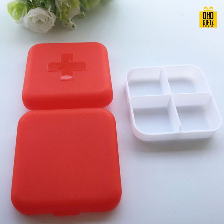 กล่องยาขนาดเล็ก สกรีนโลโก้ ทำเป็นของพรีเมี่ยม