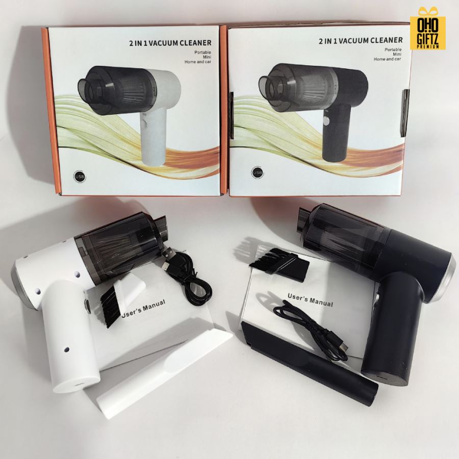 เครื่องดูดฝุ่นในรถแบบไร้สาย สกรีนโลโก้  ทำเป็นของพรีเมี่ยมได้