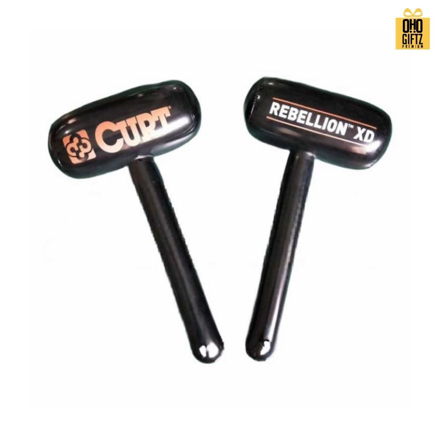 ค้อนทุบเป่าลม pvc สกรีนชื่อ สกรีนโลโก้ทำเป็นของพรีเมี่ยมได้