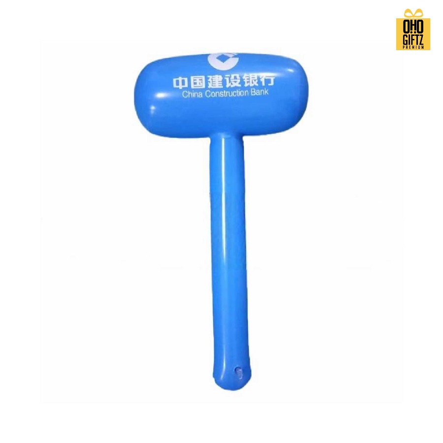 ค้อนทุบเป่าลม pvc สกรีนชื่อ สกรีนโลโก้ทำเป็นของพรีเมี่ยมได้