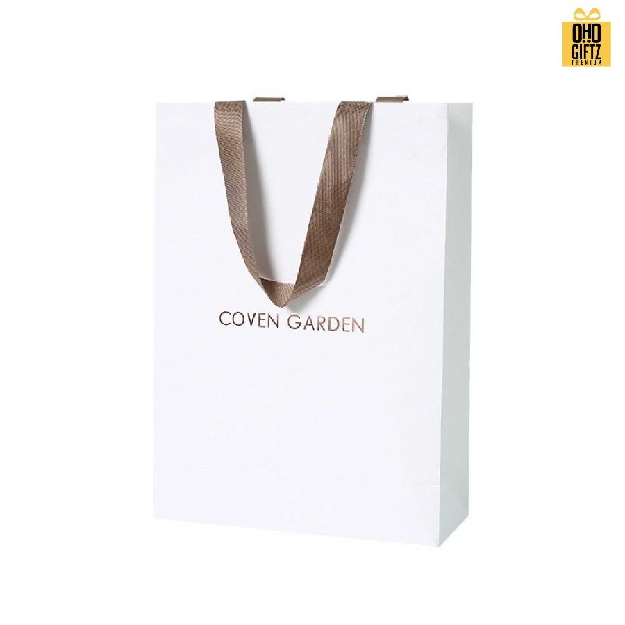 ถุงกระดาษ รับผลิตตามขนาดที่ต้องการ สกรีนโลโก้ ทำเป็นของพรีเมี่ยมได้