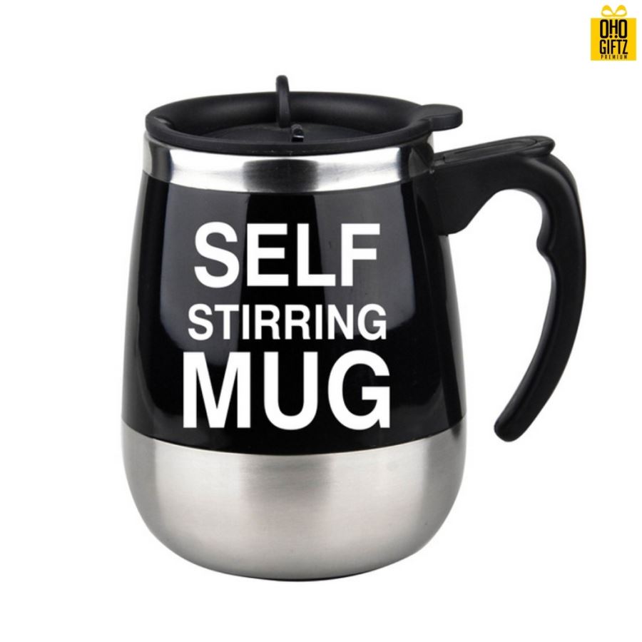 Auto Stirring Mug แก้วชงอัตโนมัติ 450 ml. สกรีนชื่อ,โลโก้ได้