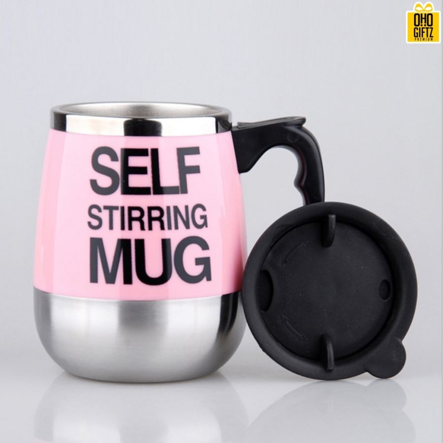 Auto Stirring Mug แก้วชงอัตโนมัติ 450 ml. สกรีนชื่อ,โลโก้ได้