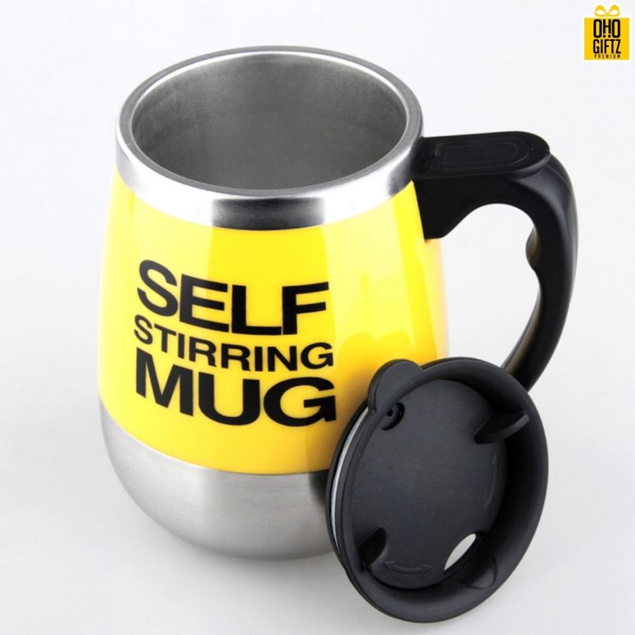 Auto Stirring Mug แก้วชงอัตโนมัติ 450 ml. สกรีนชื่อ,โลโก้ได้