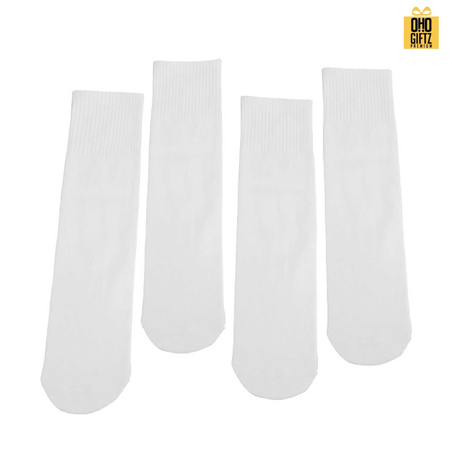 รับผลิตถุงเท้าขาว สกรีนลายไม่จำกัดสี สกรีนโลโก้ ทำเป็นของพรีเมี่ยม ของชำร่วยได้