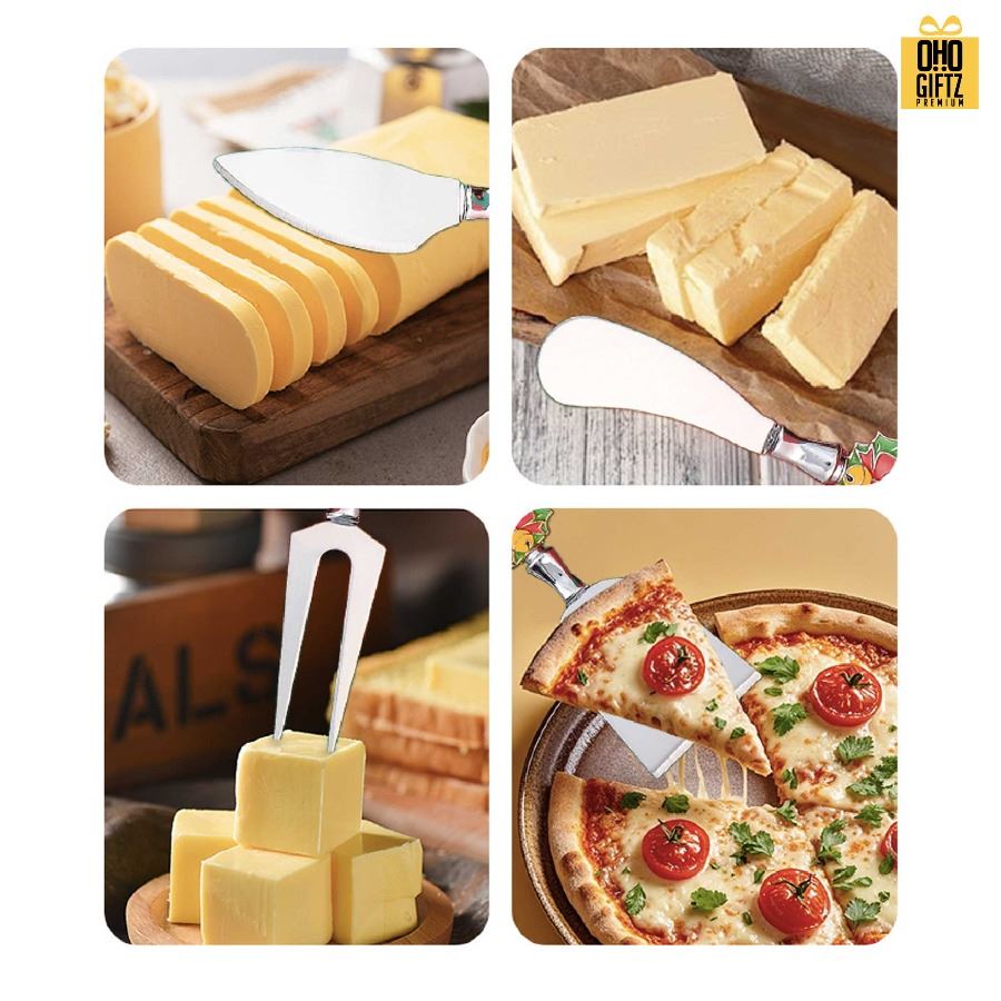 ชุดมีดทาเนยรูปต้นคริสต์มาส สแตนเลส สกรีนโลโก้ ทำเป็นของพรีเมี่ยมได้