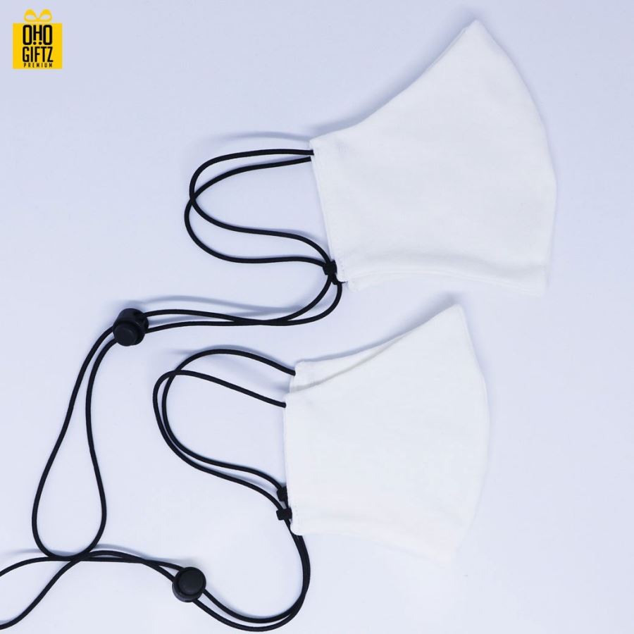 หน้ากากเด็ก 3D Mask Kids ผ้า Cotton 32 มีสายคล้องและตัวปรับระดับ