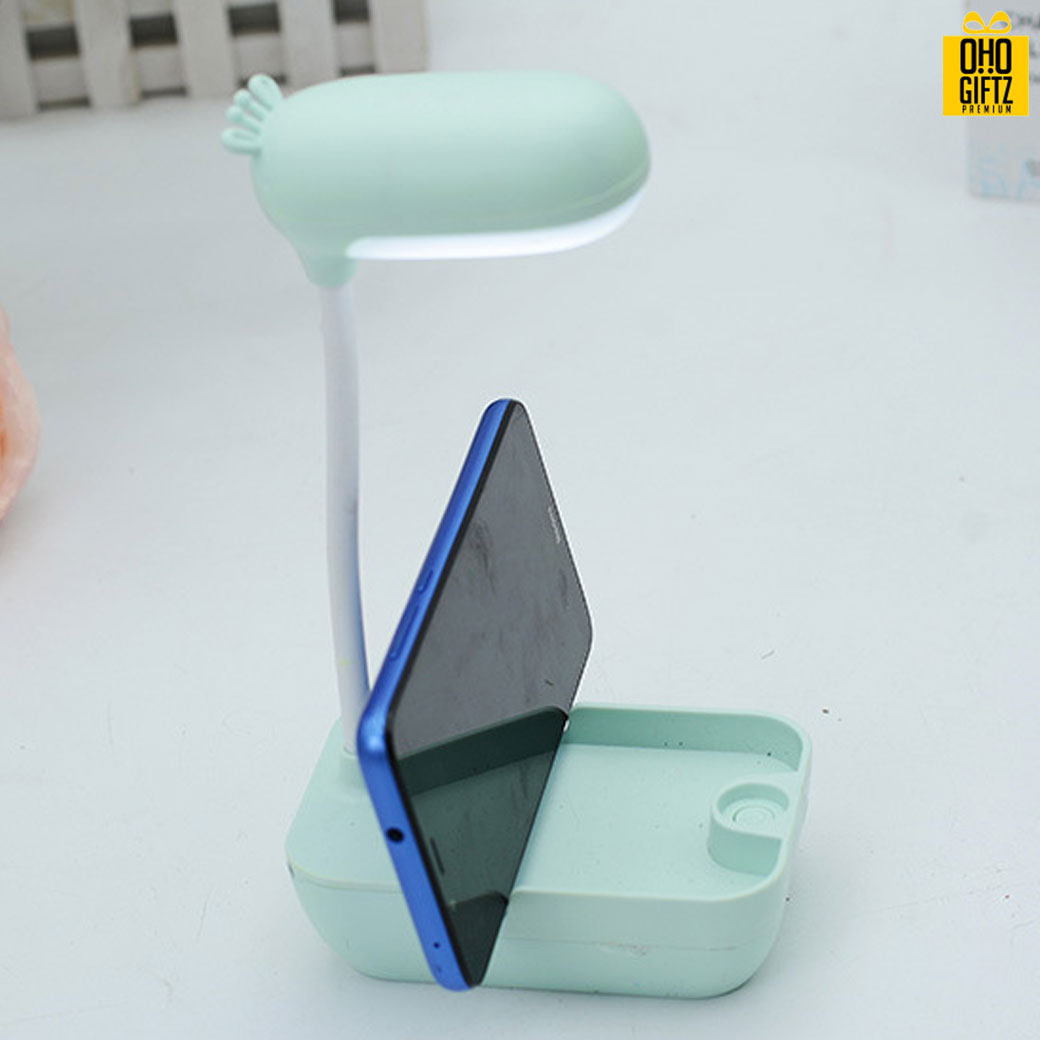 โคมไฟLEDยีราฟมีช่องวางโทรศัพท์ สกรีนชื่อ สกรีนโลโก้ ทำเป็นของพรีเมี่ยมได้