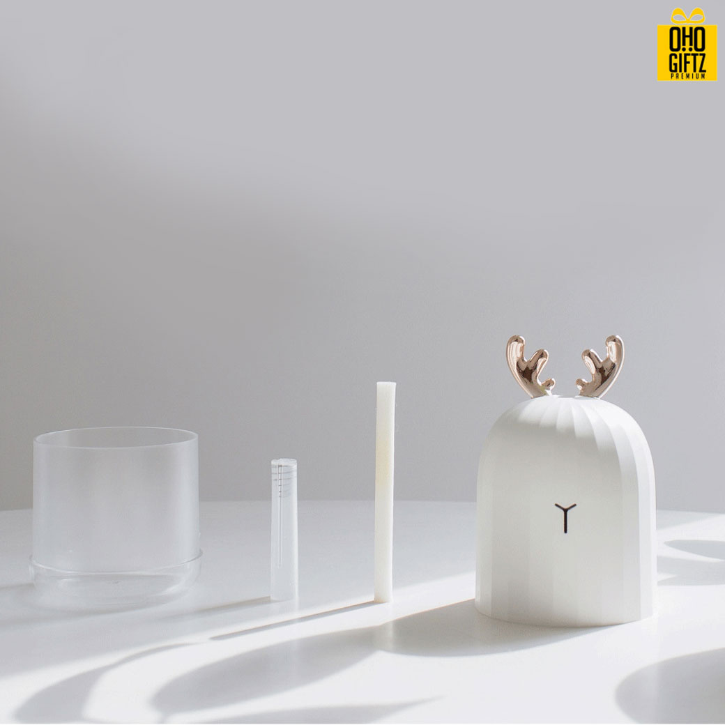 เครื่องทำความชื้นกวาง&กระต่ายขนาดจิ๋ว สกรีนโลโก้ ทำเป็นของพรีเมี่ยม