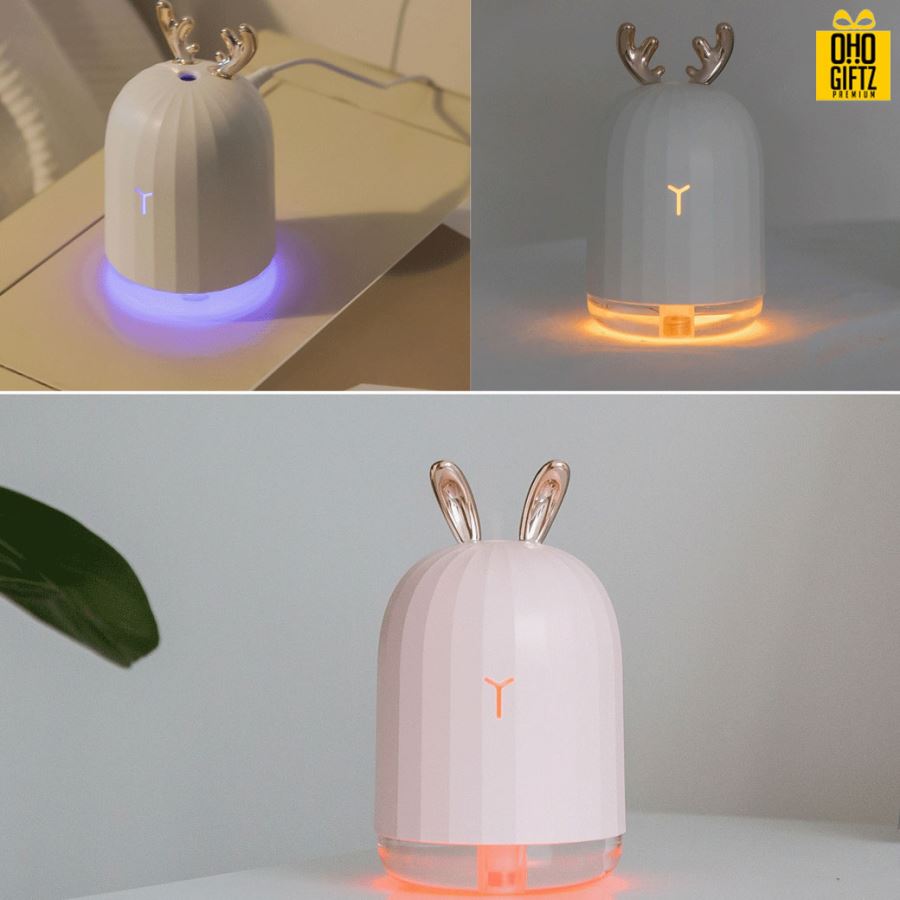 เครื่องทำความชื้นกวาง&กระต่ายขนาดจิ๋ว สกรีนโลโก้ ทำเป็นของพรีเมี่ยม