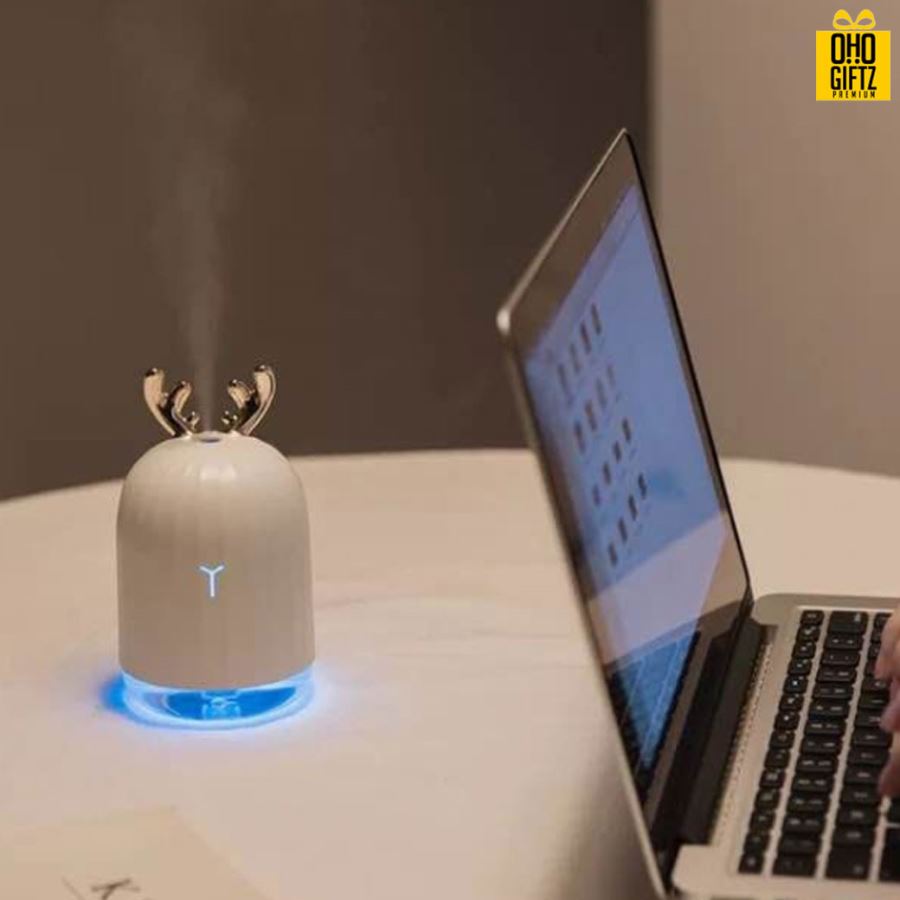 เครื่องทำความชื้นกวาง&กระต่ายขนาดจิ๋ว สกรีนโลโก้ ทำเป็นของพรีเมี่ยม