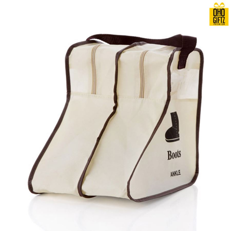 กระเป๋าเก็บรองเท้าบูทพร้อมหูหิ้ว สกรีนโลโก้ ทำเป็นของพรีเมี่ยม
