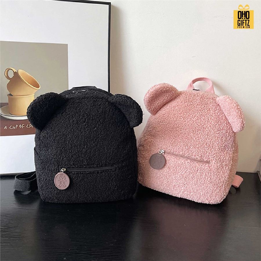 เป้หัวหมีน่ารัก สกรีนโลโก้ ทำเป็นของพรีเมี่ยมได้