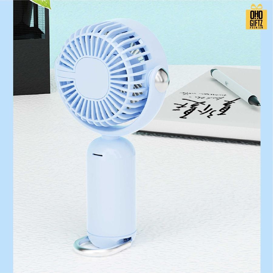 พัดลมพกพาขนาดเล็ก ชาร์จ usb  สกรีนโลโก้ ทำเป็นของพรีเมี่ยม